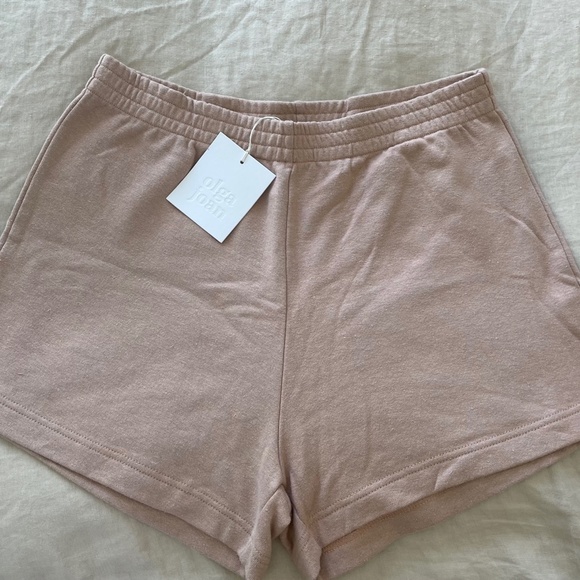 Olga Joan hemp ribbed tank and shorts in color Sepia - Picture 4 of 6